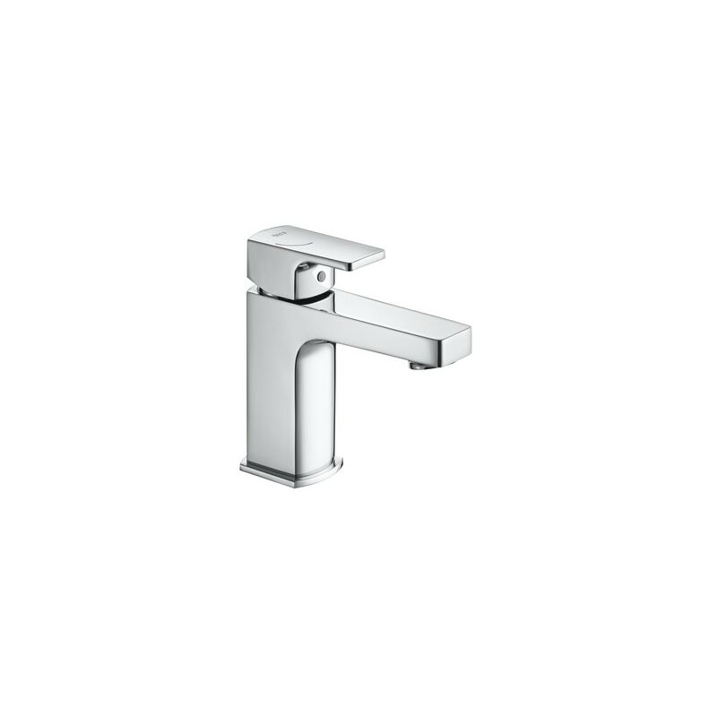 

Roca - Mezclador compacto para lavabo con cuerpo liso y desagüe click-clack Cold Start - Serie L90