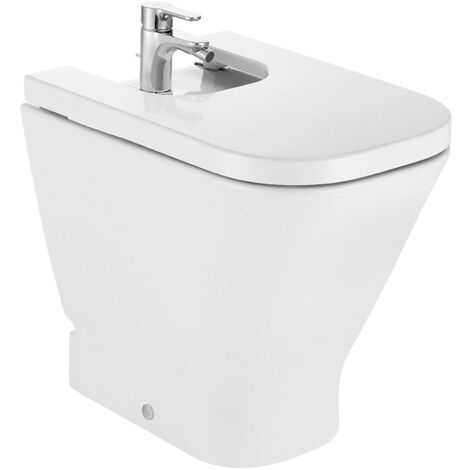 ROCA A35747C000 THE GAP SQUARE CONFORT Bidé Con Tapa - Asiento: Caida Amortiguada - ref: A35747C000+A80673200B