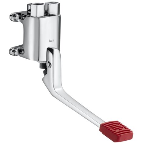 ROCA A505128900 INSTANT FOOT Grifo Mezclador Progresivo de Pedal A Pared Accionamiento con El Pie Cromo - ref: A505128900