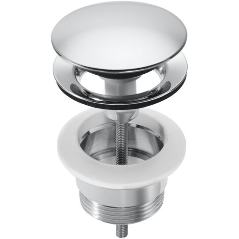 ROCA A505401000 AQUA Click-Clack Desagüe Universal Tapón Cromado 65 Ø Cromo - ref: A505401000