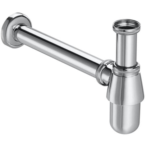 ROCA A506401614 AQUA Sifón Botella Visto Para Lavabo Cromo
