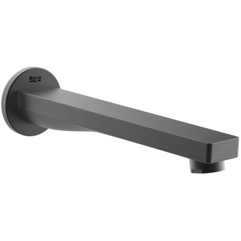 ROCA A5253089NM AQUA Square Caño de Pared para Bañera Negro Titanio Cepillado - ref: A5253089NM