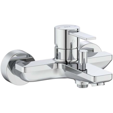ROCA A5A025FC00 TARGA Grifo Monomando para Baño-Ducha con Inversor Automático Cromo - ref: A5A025FC00