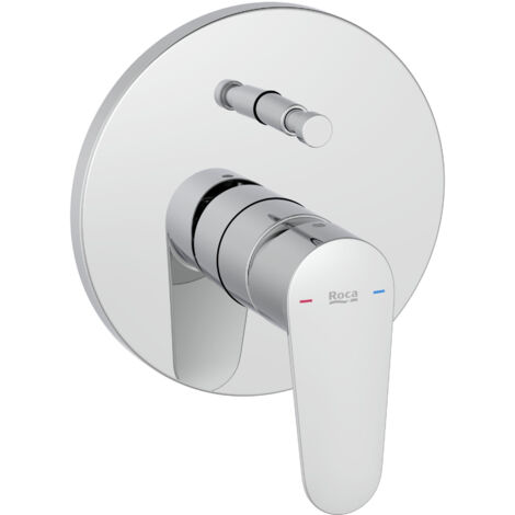ROCA A5A064FC00 VICTORIA PLUS Grifo Monomando Empotrado Baño Ducha 2 Vías Sin Equipo Cromo - ref: A5A064FC00
