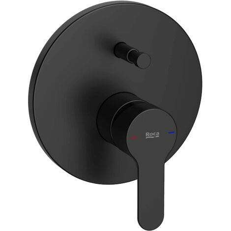 ROCA A5A0A09NB0 L20 Grifo Monomando Empotrado Baño Ducha Negro Mate - ref: A5A0A09NB0