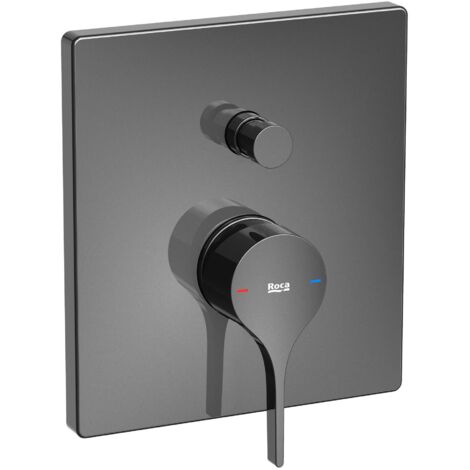 ROCA A5A0B3ACN0 INSIGNIA Grifo Monomando Empotrable Baño Ducha Negro Titanio - ref: A5A0B3ACN0