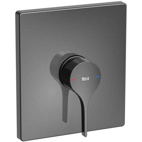 ROCA A5A2B3ACN0 INSIGNIA Grifo Monomando Empotrable Ducha Negro Titanio - ref: A5A2B3ACN0