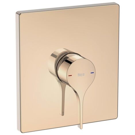 ROCA A5A2B3ARG0 INSIGNIA Grifo Monomando Empotrable Ducha Oro Rosa - ref: A5A2B3ARG0