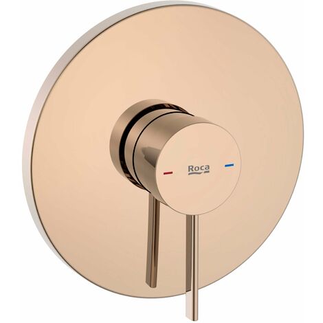 ROCA A5A2B9ERG0 ONA Grifo Monomando Empotrable Ducha Sin Cuerpo Empotrado Oro Rosa - ref: A5A2B9ERG0