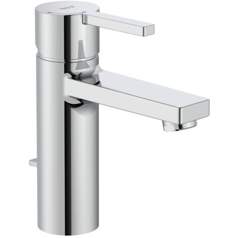ROCA A5A3096C00 NAIA Grifo Monomando Lavabo con Desagüe Automático Cromo - ref: A5A3096C00