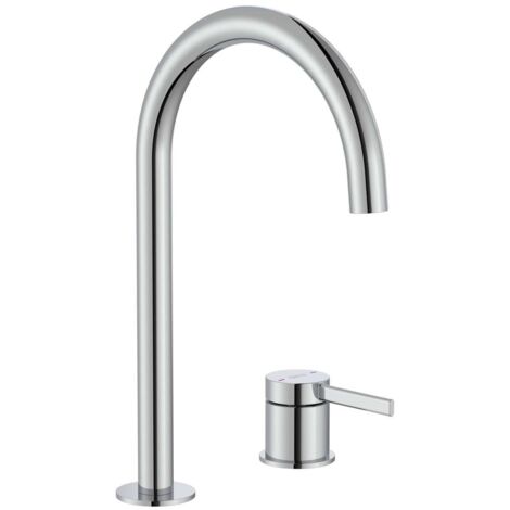ROCA A5A389EC00 ONA Mezclador Lavabo con Maneta de Repisa Cromo - ref: A5A389EC00