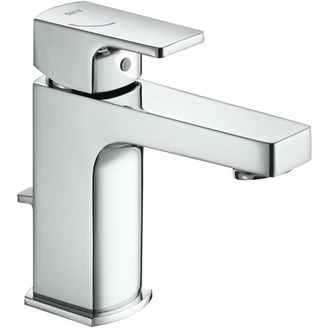 ROCA A5A3A01C00 L90C Grifo Monomando Lavabo con Desagüe Automático con Cromo - ref: A5A3A01C00