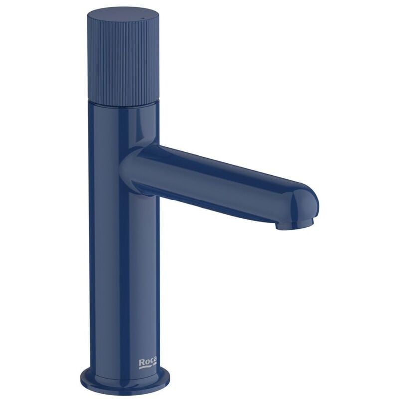 Roca - A5A3B3FP00 nu Grifo Monomando Lavabo Cold Start Maneta Stripes Azul Cobalto - ref: A5A3B3FP00