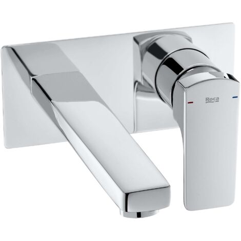 ROCA A5A3L20C00 L90 Grifo Monomando Empotrado Lavabo Cromo - ref: A5A3L20C00