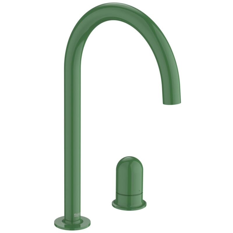 Roca - A5A3W3FP20 nu Grifo Monomando Lavabo con Maneta de Repisa Maneta Dome Verde Menta - ref: A5A3W3FP20
