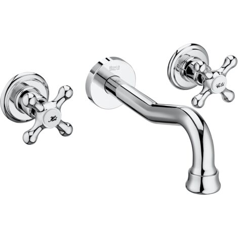 ROCA A5A474BC00 CARMEN Grifo Bimando Empotrable Lavabo Cromo - ref: A5A474BC00
