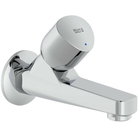 ROCA A5A788EC00 BRAVA Grifo De Pared Lavabo De Agua Fría Índice Azul Cromo - ref: A5A788EC00