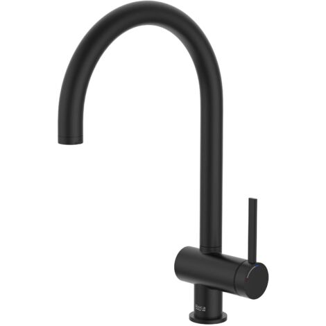 ROCA A5A841FNB0 ONA Grifo Monomando Cocina Negro Mate - ref: A5A841FNB0