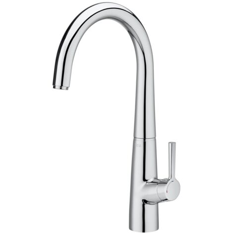 ROCA A5A842AC00 SYRA Grifo Monomando Cocina Caño Giratorio Cold Start Cromo - ref: A5A842AC00