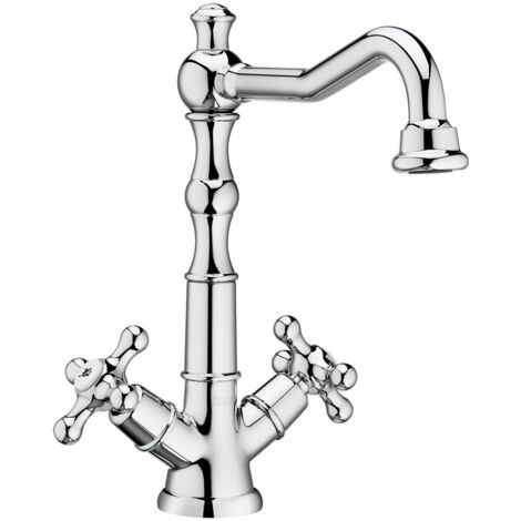 ROCA A5A844BC00 CARMEN Grifo Bimando Cocina Caño Giratorio Cromo - ref: A5A844BC00