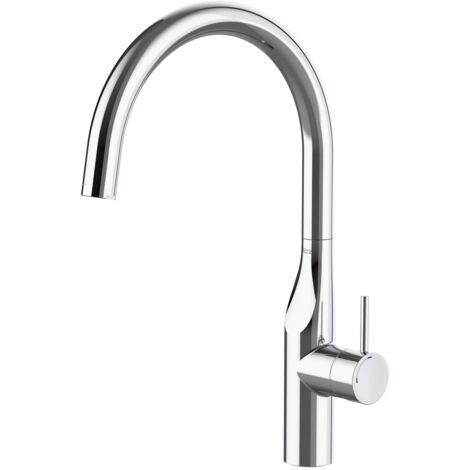 ROCA A5A844DC00 GLERA Grifo Monomando Cocina Caño Giratorio Cromo - ref: A5A844DC00