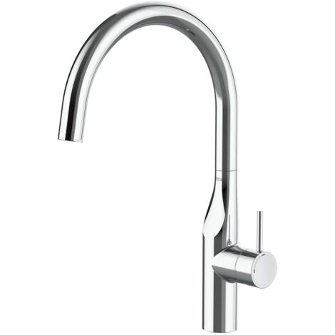 ROCA A5A844DC00 GLERA Grifo Monomando Cocina Caño Giratorio Cromo - ref: A5A844DC00