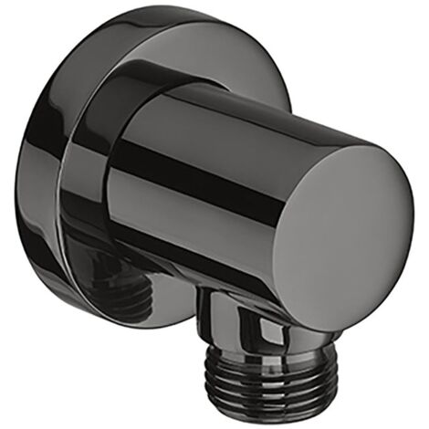 ROCA A5B1450CN0 AQUA Toma de Agua de 1/2" para Flexible de Ducha Negro Titanio - ref: A5B1450CN0
