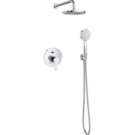 ROCA A5D1809C00 L20 Pack Basic Grifo Monomando Ducha con Inversor Cromo - ref: A5D1809C00