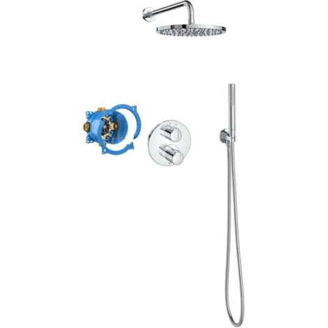 ROCA A5D1A09C00 T-1000 Pack Termostático Rocabox Round Cromo - ref: A5D1A09C00
