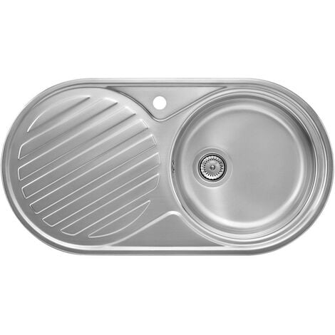 Fregadero de cocina DUO - ROCA Nº Cubetas: 1 y escurridor izquierdo