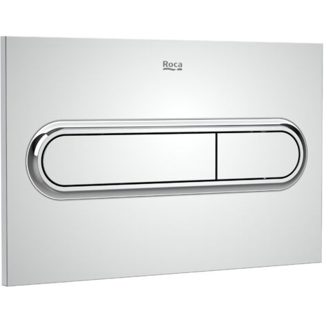 Roca A890195001 Piastra Azionamento Download, PL1 Dual One, Cromo