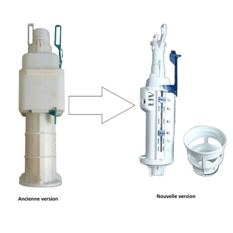 Roca Active Galileo Duo Doppelspülkasten mit Stange (AV0022500R)