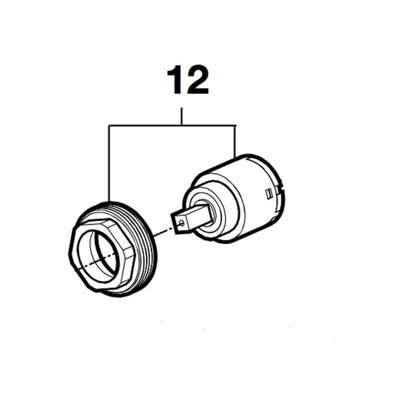 AG0073207R victoria loft Kit Inversor Tuerca Columna - ref: A505123407 - Roca