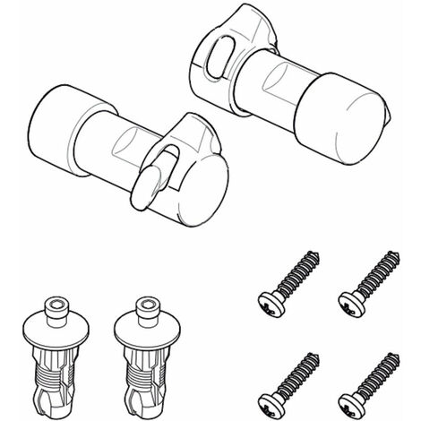 ROCA AV0009800R Kit Fijación Para Asiento Inodoro IN-TANK - ref: AV0009800R