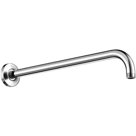ROCA Bras de douche mural 400mm pour douche de tête, Chromé