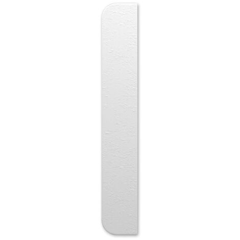Roca – Cache vidage Stonex blanc pour receveur de douche Aquos 800 mm – Dimensions 625,5 x 115 mm – Hauteur 30 mm – Finition soignée