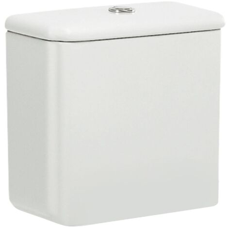 ROCA Cisterna de doble descarga 6/3L para inodoro - Serie Dama Retro , Color Blanco