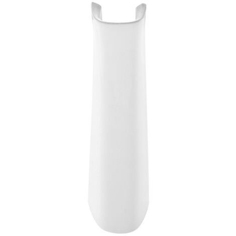 Roca – Colonne lavabo en porcelaine blanche – Hauteur 680mm – Largeur 180mm – Forme arrondie – Compatible gamme Polo Zoom