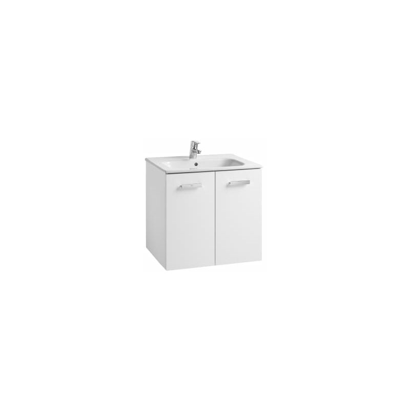 

Roca - Conjunto mueble y puertas lavabo. Serie Victoria Basic, 80 cm, Color Blanco brillo. - A855894806