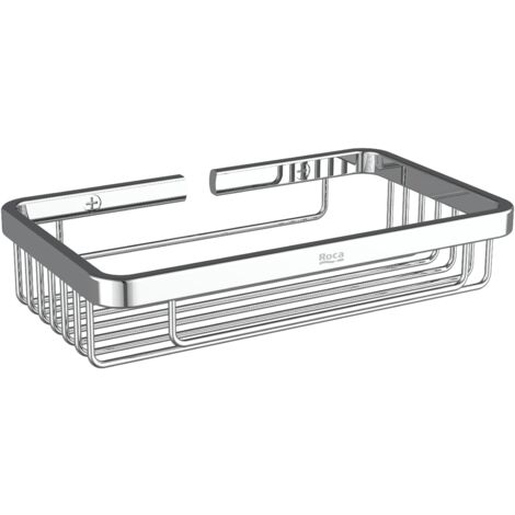 ROCA Contenedor HOTELS de rejilla 200x120 mm cromado