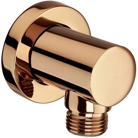 ROCA Coude mural 1/2” pour raccordement flexible de douche, Rose gold
