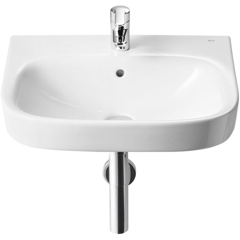 Debba Wall Hung Basin 500mm Wide - 1 Tap Hole - Roca