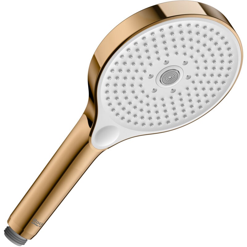 Roca - Douchette à main Plenum Round 130 3 jets 8L/mn - Rose gold