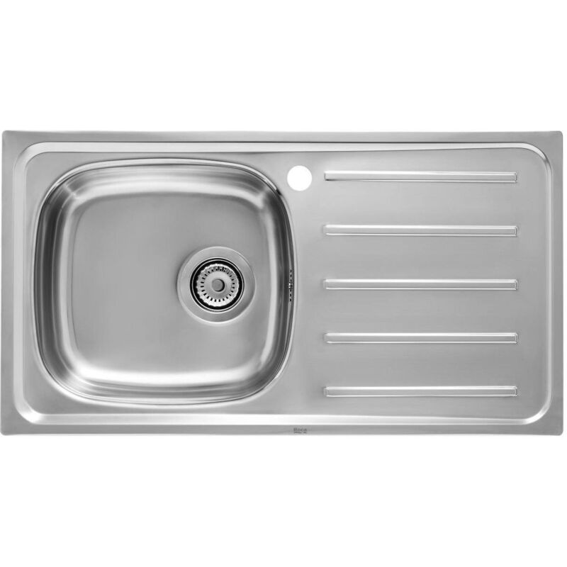 Roca - A870H30901 E-90 Fregadero Con Escurridor Derecha Montaje Sobremueble - ref: A870H30901