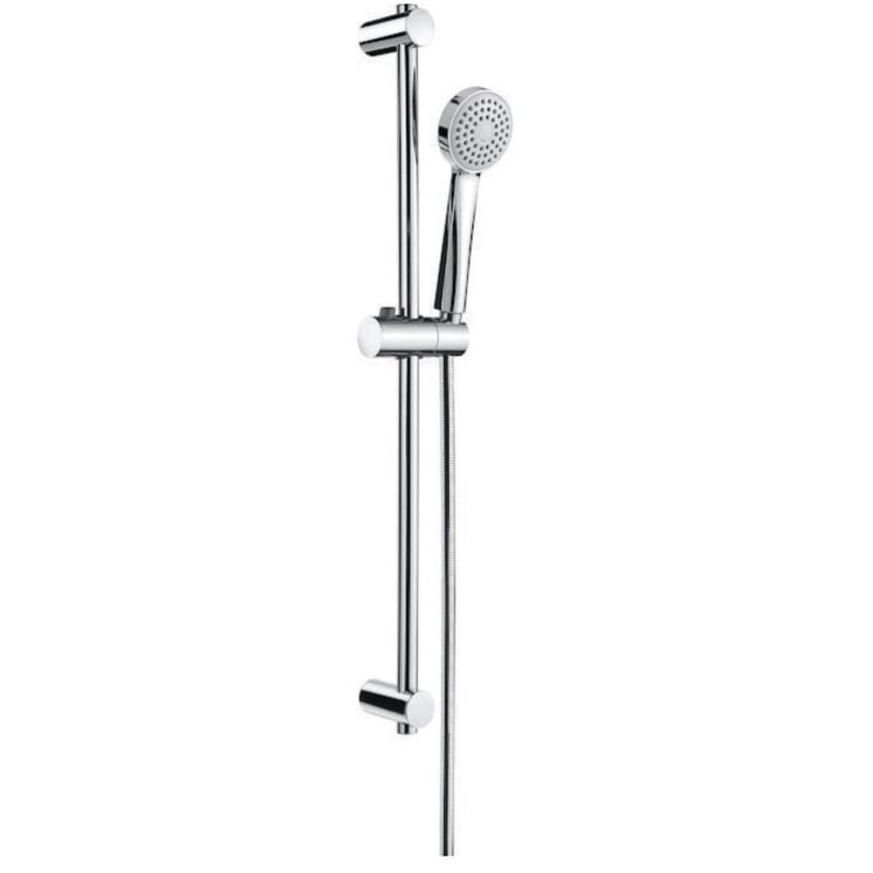 Ensemble Douche sur Barre 70cm Stella 80 1 Jet + Flexible Chrome Roca