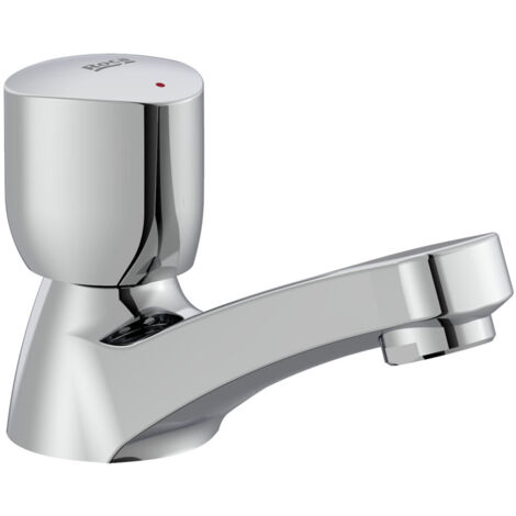 ROCA Grifo de lavabo - Serie Brava de repisa (índice rojo)