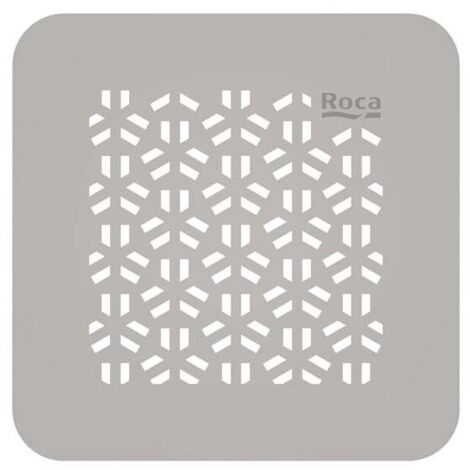 Roca – Grille de vidage en acier inoxydable pour receveur de douche Terran-N – Couleur perle – Design extra plat et résistant à la glissance