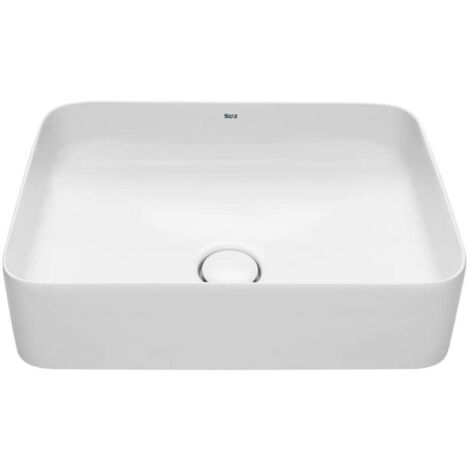 Roca Inspira - Lavabo sobre encimera 50x37 cm, blanco A327530000