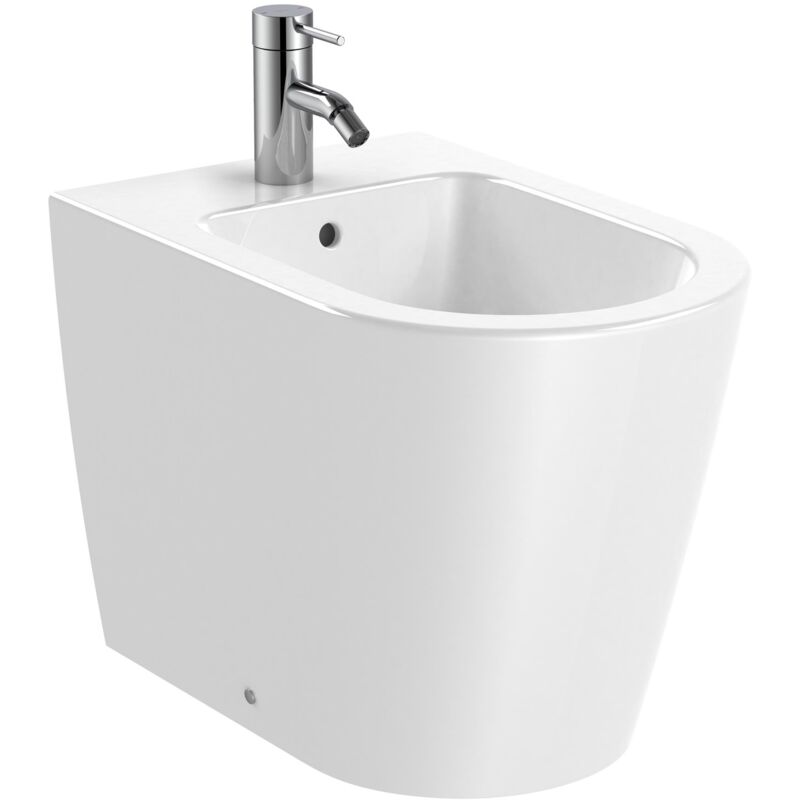 Roca - Bidet mural en porcelaine round inspira Couleur : Blanc