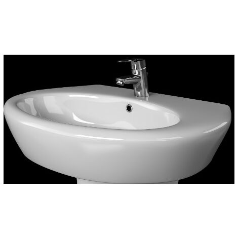 Roca - lavabo 68 cm porcellana bianco - serie: clara